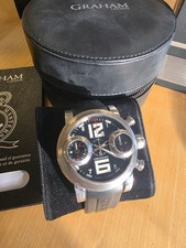 Graham Swordfish Chronograph 46MM Black Dial 2SWAS Full Set Box and Papers