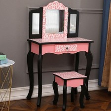 Kids Vanity Table Set Makeup