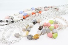 Lola Rose Gemstone Jewellery Agate Quartz Jasper Slider Signed Branded x 8