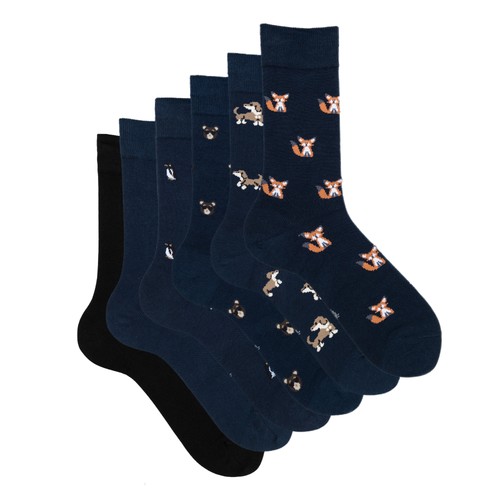 Men polka dot short socks - men's,