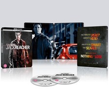 Jack Reacher Limited Edition Steelbook [15] (2 Disc) 4k UHD/Blu Ray NEW 