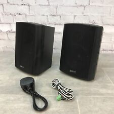 QTX BC5A Black Amplified Active Stereo Set of Speakers With Cable And PSU