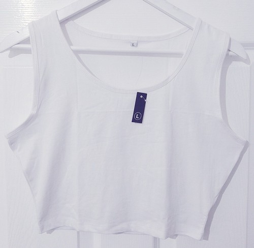 New women stretchy crop tops - new,