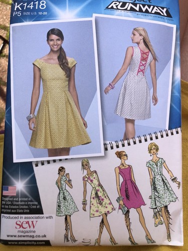 Simplicity dressmaking pattern - dressmaking,