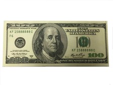 100 US DOLLAR Bob Wallet Bi-Fold Note Wallet (Bob wallet) Purse UK - $100 WALLET