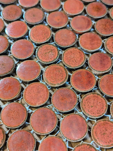 Sample swatch rustic - terra, red