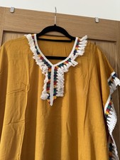 Traditional Moroccan Summer Kaftan for Eid Or Ramadan Free Size