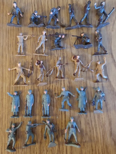 Vintage marx toy soldiers wwii - vintage,