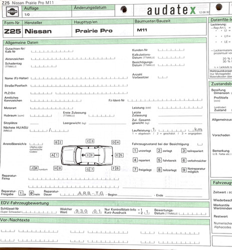 Nissan prairie pro m11 - pro, parts