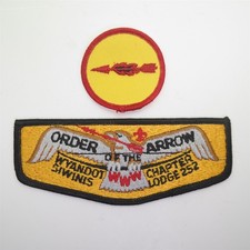 Vtg (2) Boy Scout Order of the
