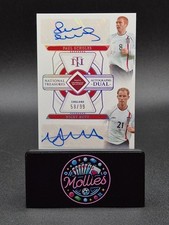 2022 Panini National Treasures Dual Auto Paul Scholes Nicky Butt /99 England 