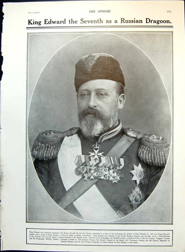 Antique old print - king, edward