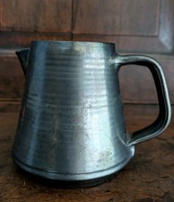Prinknash Pottery Black Gunmetal Glaze Jug