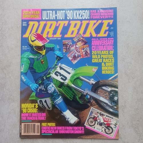 Dirt bike january 1990 - bike,