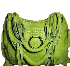 ISABELLA FIORE GREEN TASSELED