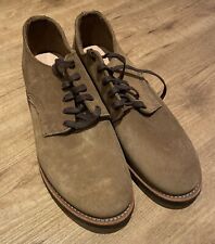 Red Wing Shoes 8043 Merchant Oxford Suede Boots Uk10 EU44 Made USA Olive Mohave