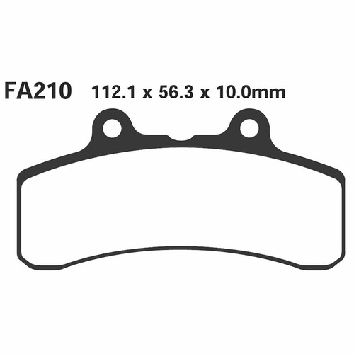 Ebc pair brake pads buell - pair,