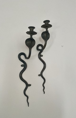 Antique pair cobra snake - antique,