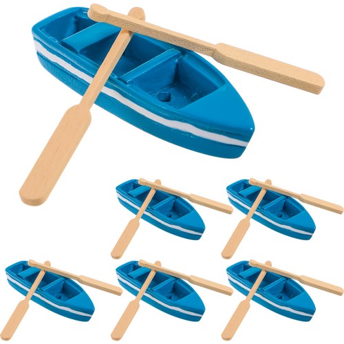 Set mini boat with oars - boat,