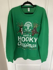 Horse Jumper Green Size XL New Without Tags Christmas Women