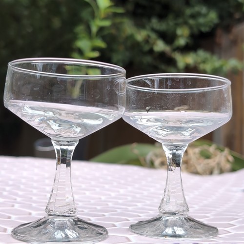 Set clear glass - set, stemmed