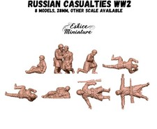 54mm Russian WW2 Wounded &