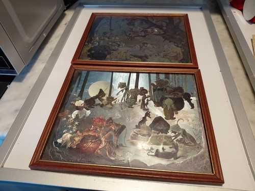 Vintage foil dufex art - vintage, prints