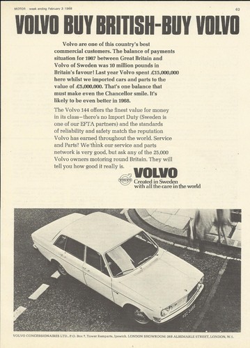 Volvo 144 saloon - 144, original