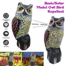 Solar owl decoy - decoy, bird