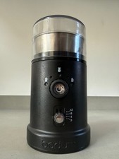 BODUM BISTRO Electric Coffee Grinder Black with Cutter Blade 