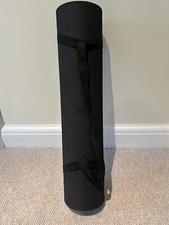 Yoga/Pilates Mat measuring 183cm long x 61cm wide (Black exterior/Grey interior)