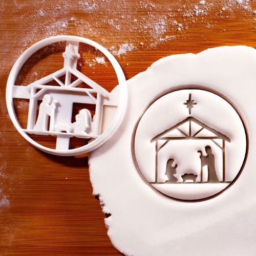 Nativity scene cookie cutter - cutter,