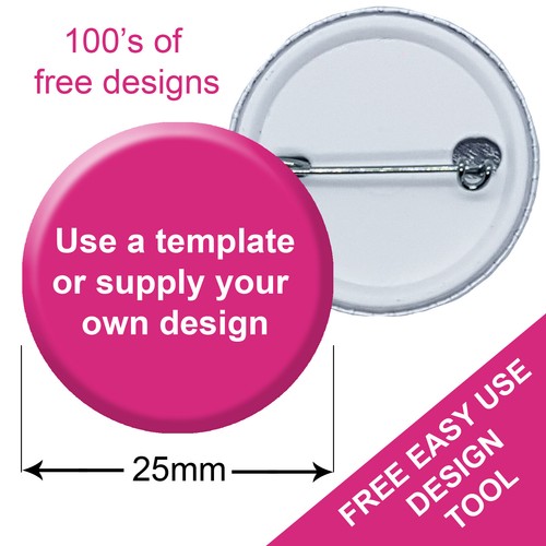 Personalised custom badges - custom,