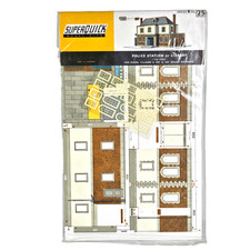 Superquick Model Kits 1:72 Police Station Or Library Scaled For HO/OO Series 25