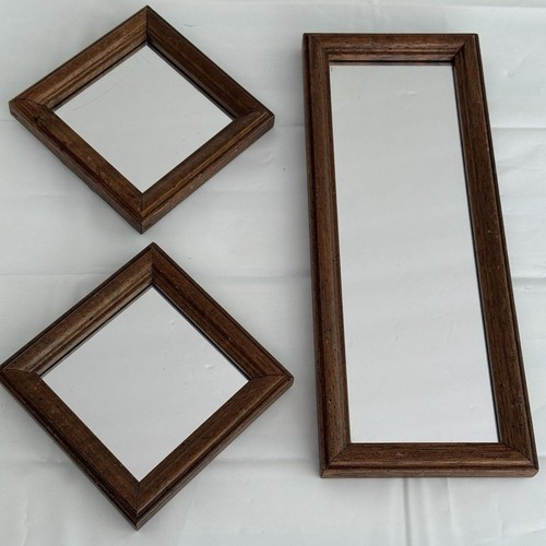 Lot vintage wood - vintage, framed