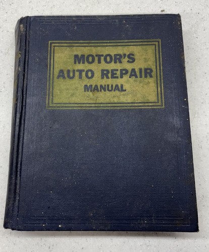 1960 motor auto - motor's, repair