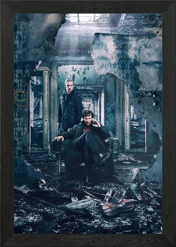 Sherlock holmes framed wall - holmes,