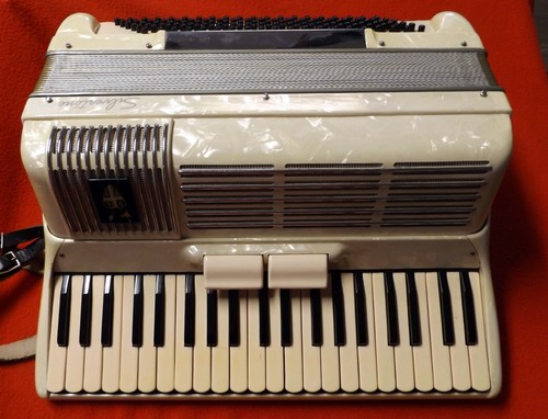 Vintage silvertone piano - vintage,