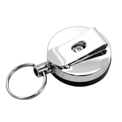 Retractable key chain - retractable, ring