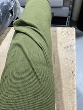 OD Green Grid Fleece Fabric