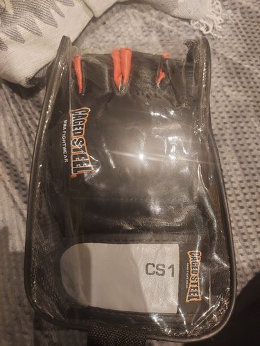 Caged steel xxl mma gloves - steel,