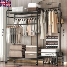 Heavy Duty Double Clothes Rail