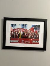 The Manchester United Team Before Winning The 2024 FA Cup A4 Framed Picture