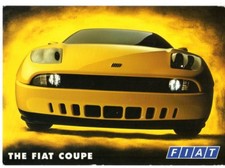 Fiat Coupe 16v 1994-1995 UK Market Factory Issued Sales Postcard