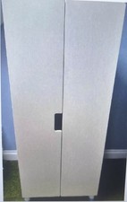 IKEA childrens Wardrobe STUVA smastad white rail sliding basket 130 x 50 x 60 cm