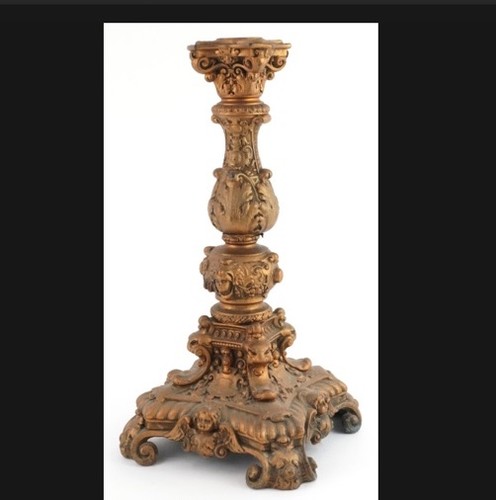 Baroque style gilt spelter