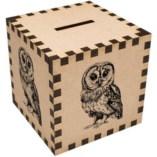 'Tawny Owl Standing' Money Box
