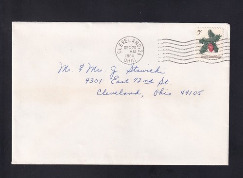 1964 christmas cover - christmas, cleveland