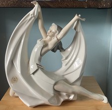 Large Tengra Ballerina. Stamped Based With Original Label