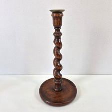 Candle stick holder wooden - candle,